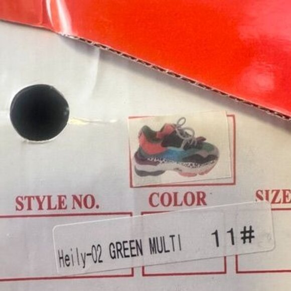 Nature Breeze Heily-02 Multicolor Platform Chunky Sneakers Womens Size 11 NWB - Picture 10 of 10